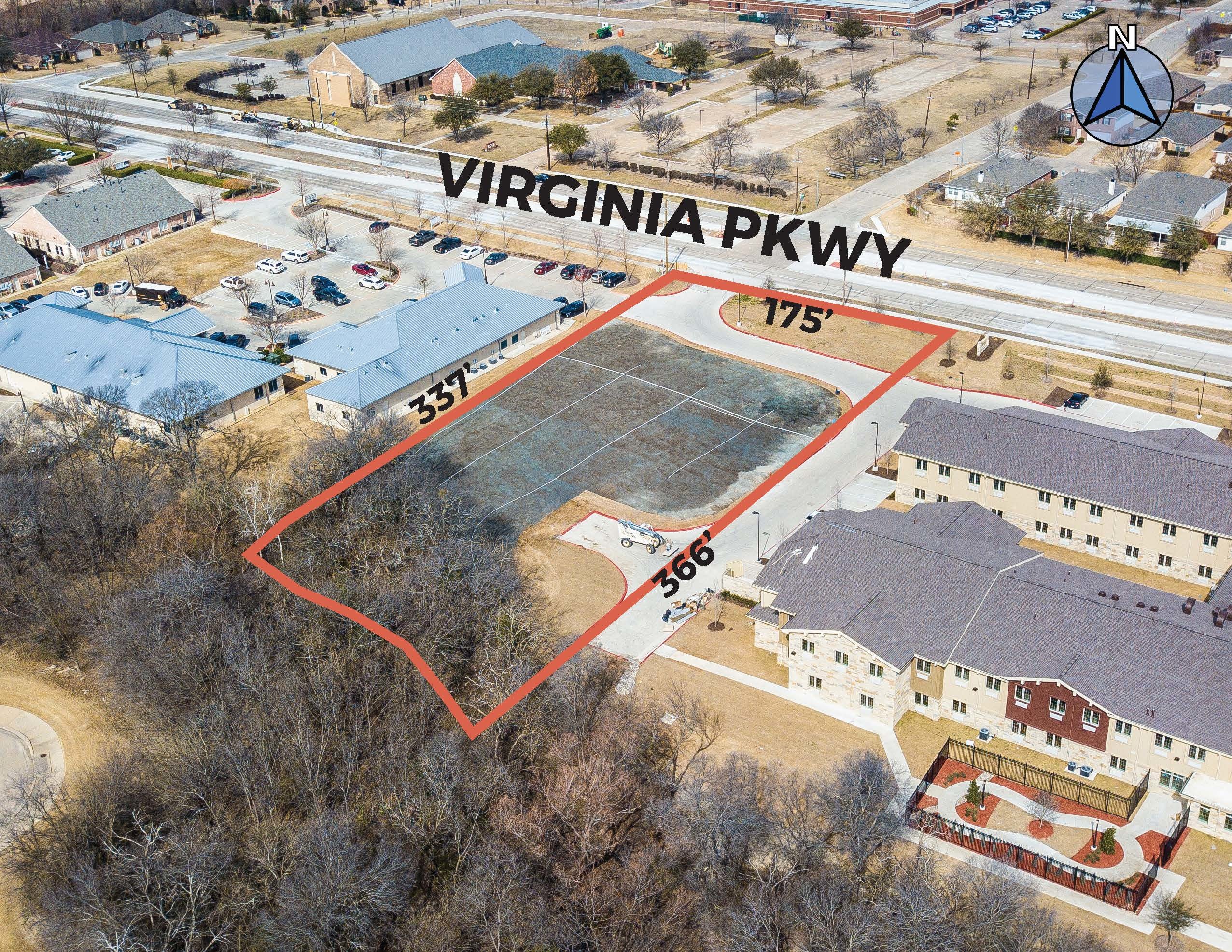 Virginia Parkway, McKinney, Texas 75071 1.35 Acres Office/Retail Land